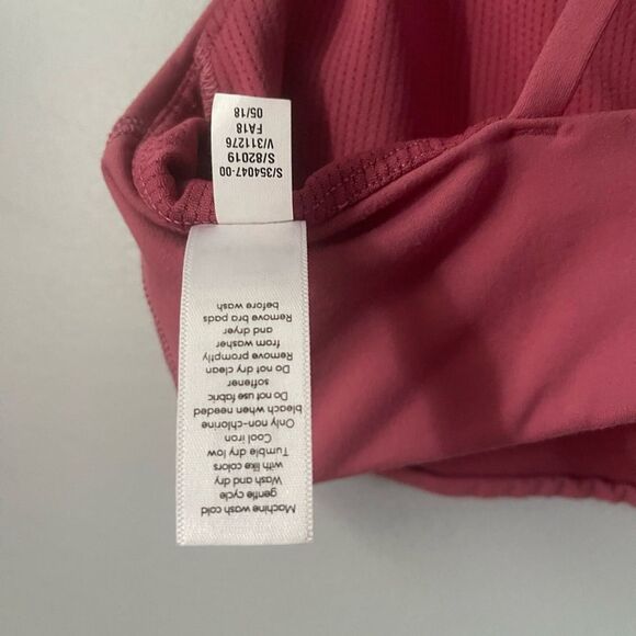 Athleta Mandy cross strap athletic mauve sports bra S - Picture 9 of 9